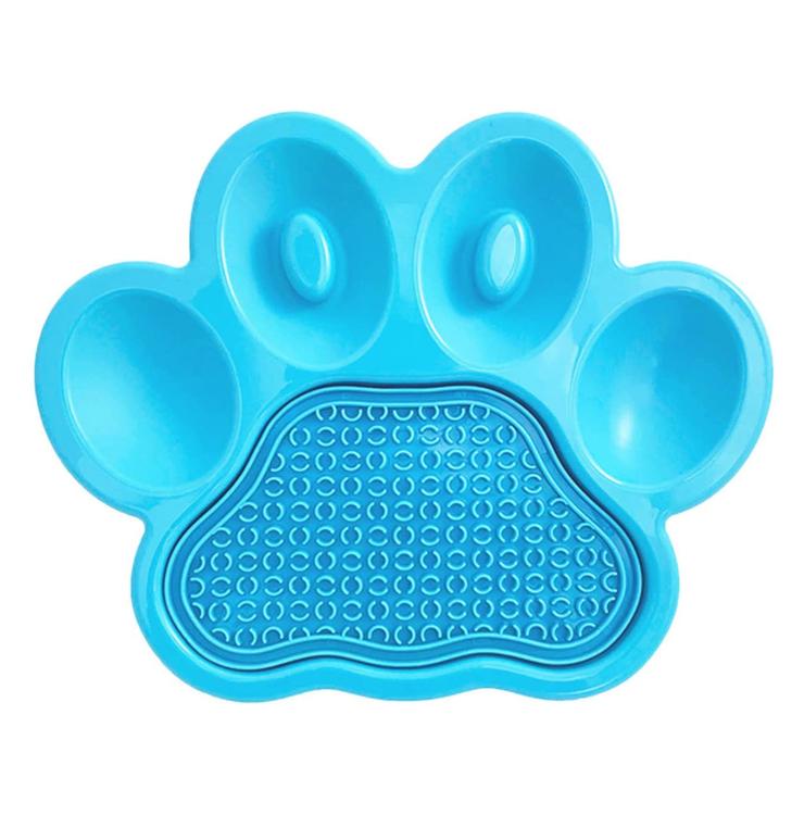 Paw 2-in-1 Slow Feeder & Lick Pad Blue