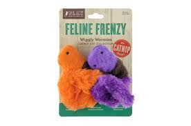 “P.L.A.Y Feline Frenzy Worms Cat Toy Set of 2”