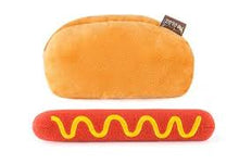 Load image into Gallery viewer, P.L.A.Y Hot Dog Plush Dog Toy
