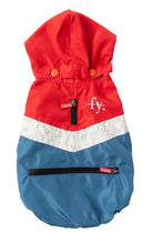 Load image into Gallery viewer, Fuzzyard The Seattle Raincoat - Red &amp; Blue
