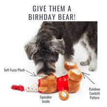 Load image into Gallery viewer, “Pet London Birthday Teddy Bear Dog Toy”
