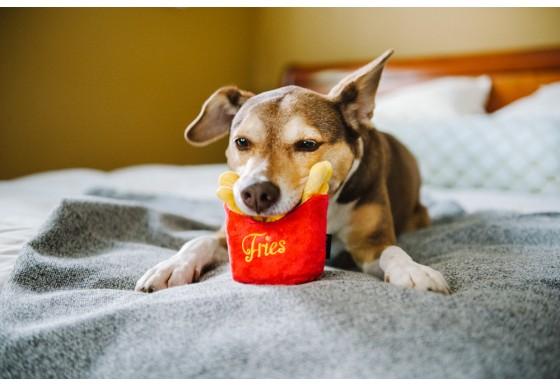 P.L.A.Y French Fries  Plush Dog Toy