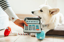 Load image into Gallery viewer, P.L.A.Y Back To School Doggie Digits Calculator Plush Dog Toy
