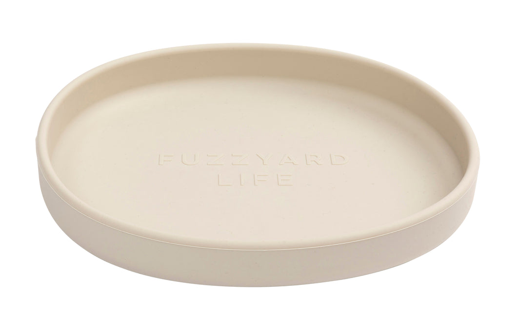 Fuzzyard Life Silicone Cat Dish - Sandstone