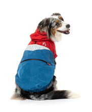 Load image into Gallery viewer, Fuzzyard The Seattle Raincoat - Red &amp; Blue
