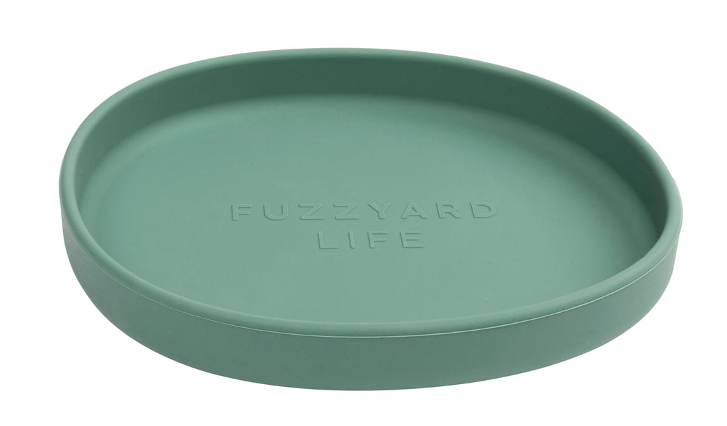 Fuzzyard Life Silicone Cat Dish - Myrtle Green