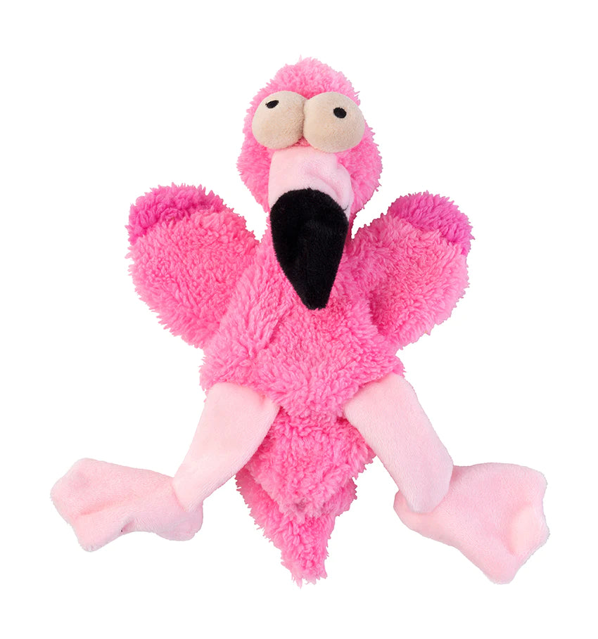 “Fuzzyard Flat Out Flo The Flamingo Dog Toy”