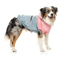 Load image into Gallery viewer, Fuzzyard The Seattle Raincoat - Pink &amp; Grey
