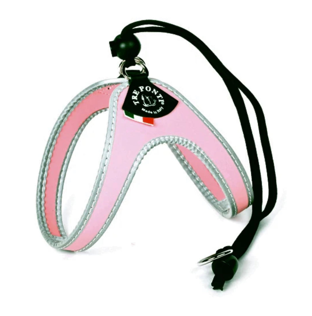 Tre Ponti Easy Fit Liberta Pink Harness with No Escape Adjustable Closure