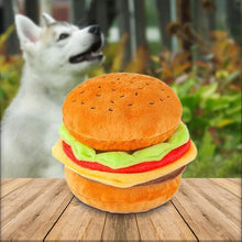 Load image into Gallery viewer, P.L.A.Y Burger Plush Dog Toy
