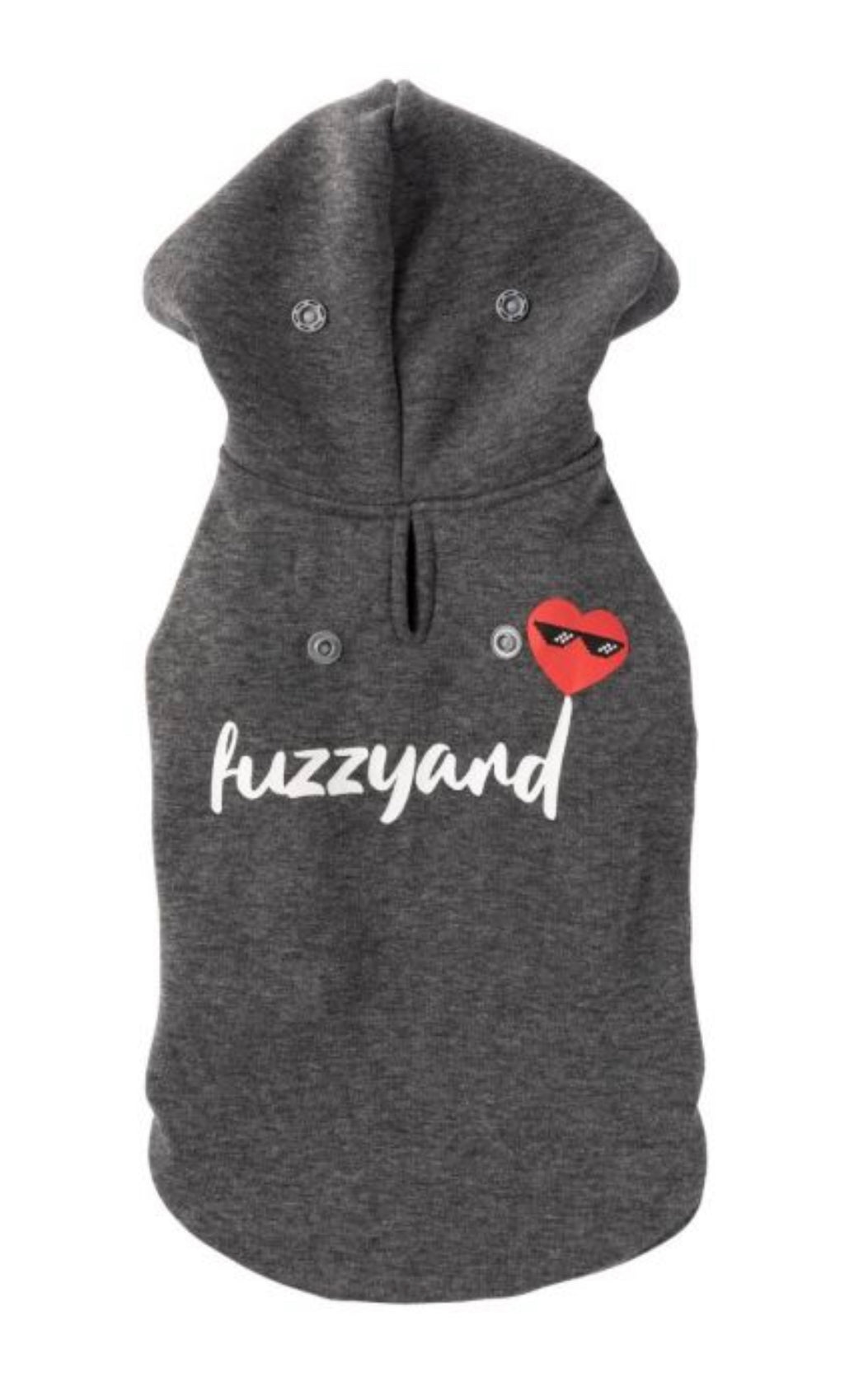 Fuzzyard Heartbreak Hoodie - Grey