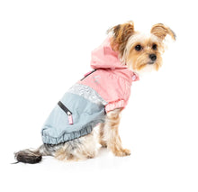 Load image into Gallery viewer, Fuzzyard The Seattle Raincoat - Pink &amp; Grey
