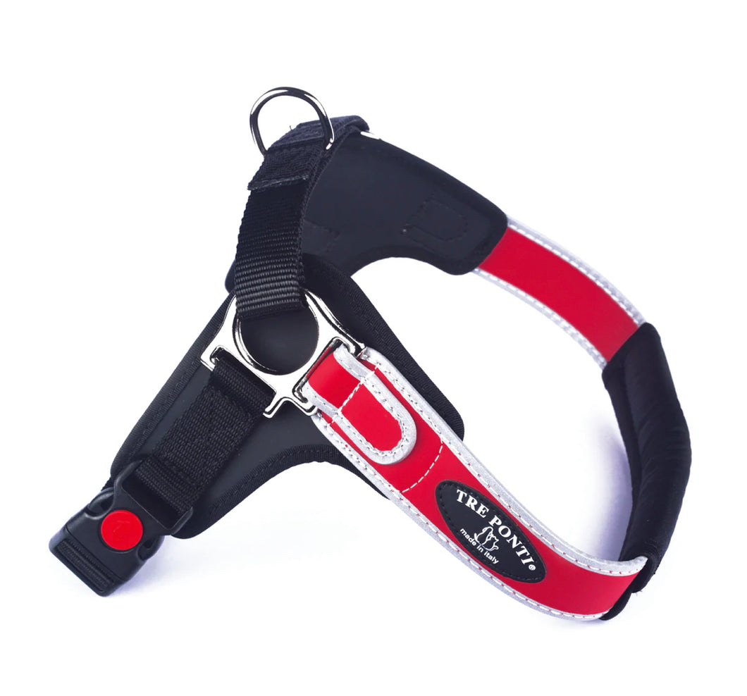 Tre Ponti Forza Anti-Pull Harness Red