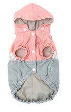 Load image into Gallery viewer, Fuzzyard The Seattle Raincoat - Pink &amp; Grey
