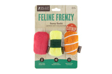 Load image into Gallery viewer, “P.L.A.Y Feline Frenzy Sushi Cat Toy Set of 3”
