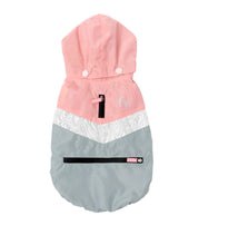 Load image into Gallery viewer, Fuzzyard The Seattle Raincoat - Pink &amp; Grey
