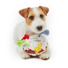 Load image into Gallery viewer, “Pet London Birthday Cake Dog Toy”
