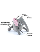 Load image into Gallery viewer, P.L.A.Y Elephant Plush Dog Toy
