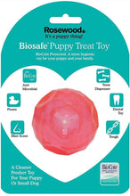 Load image into Gallery viewer, Rosewood Biosafe Puppy Treat Ball - Pink
