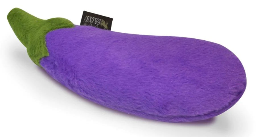 P.L.A.Y Aubergine Vegetable Plush Dog Toy