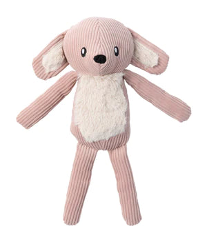 “FuzzYard Life Corduroy Cuddler Bunny Dog Toy - Soft Blush!