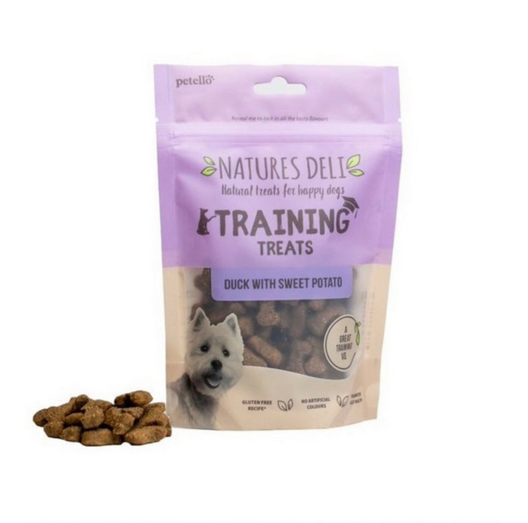 Natures Deli Adult Training Treats Duck with Sweet Potato 100g