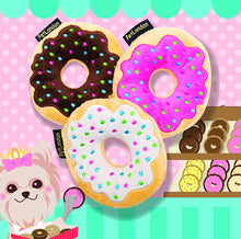 Load image into Gallery viewer, “Pet London Plush Iced Donut Dog Toy - 2 Pack”
