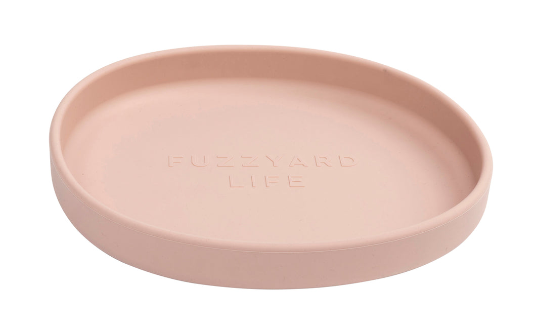 Fuzzyard Life Silicone Cat Dish - Soft Blush