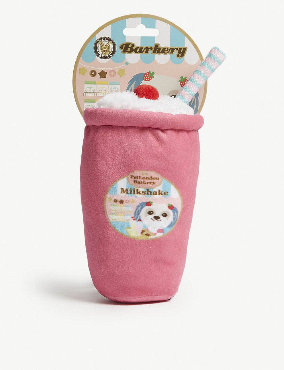 Pet London Milkshake Plush Dog Toy