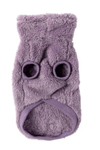 Load image into Gallery viewer, Fuzzyard Turtle Teddy Sweater - Purple
