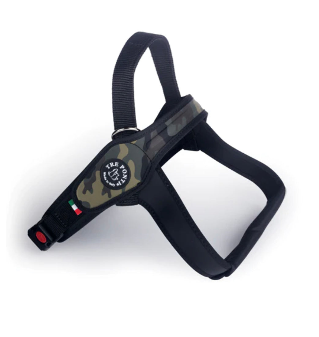 Tre Ponti Primo Euro Camouflage Harness with Handle