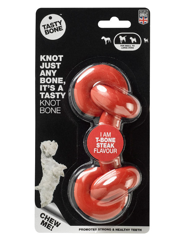 Tasty Bone T Bone Steak Flavour Knotted Bone