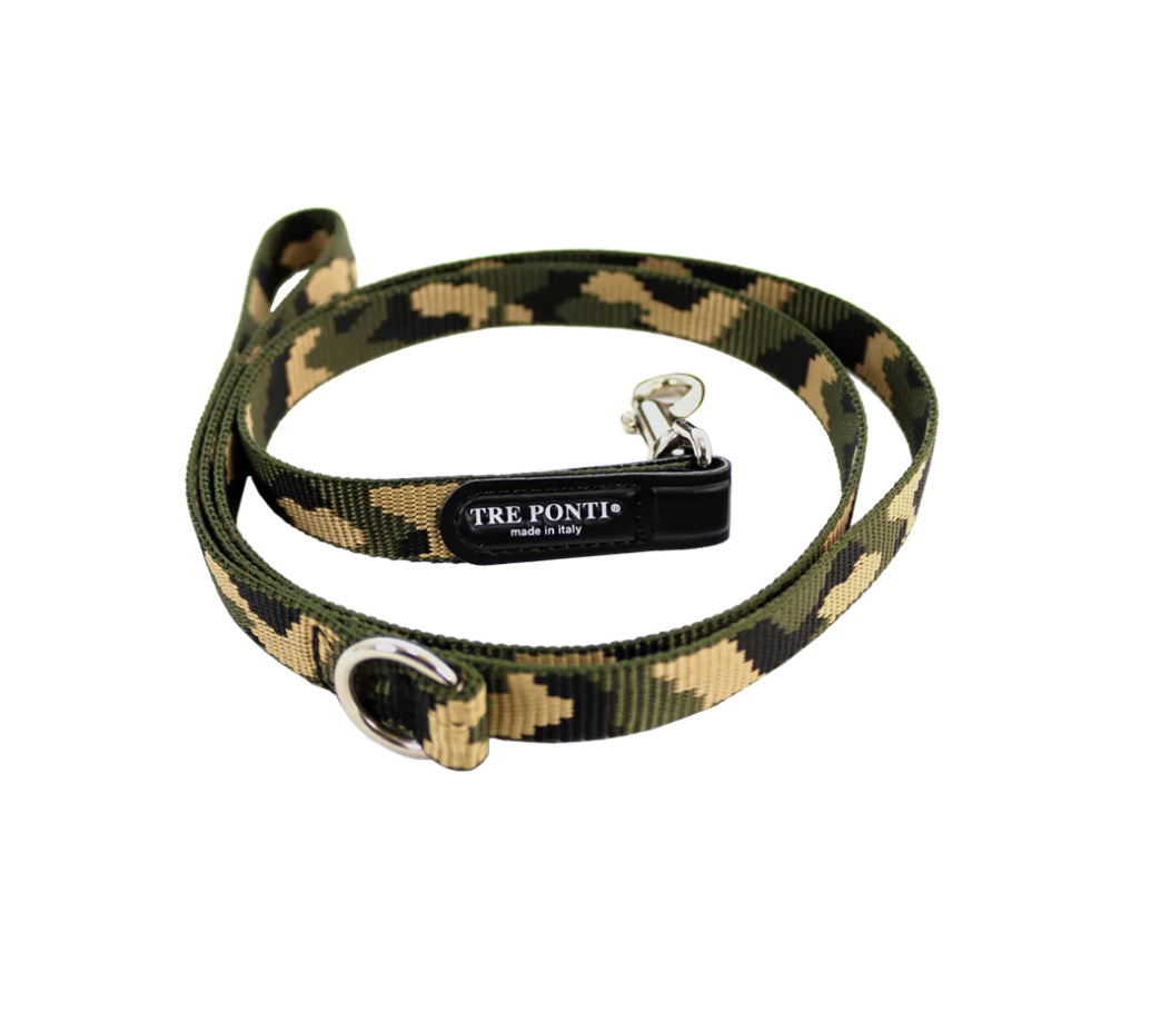 Tre Ponti Green Camo Lead 130cm