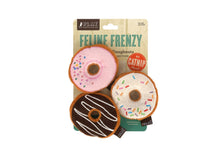 Load image into Gallery viewer, “P.L.A.Y Feline Frenzy Kitty Kreme Donuts Cat Toy”
