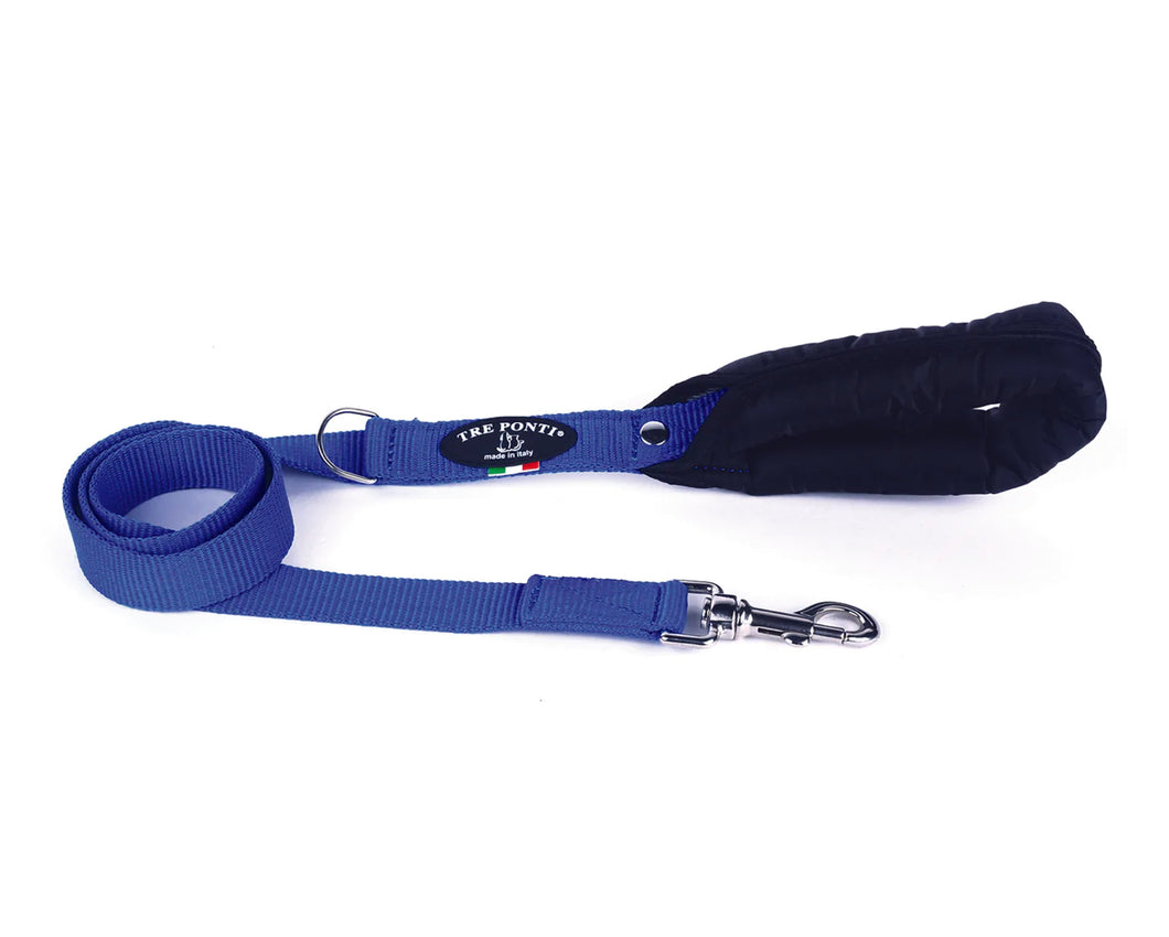 Tre Ponti Padded Handle Blue Lead