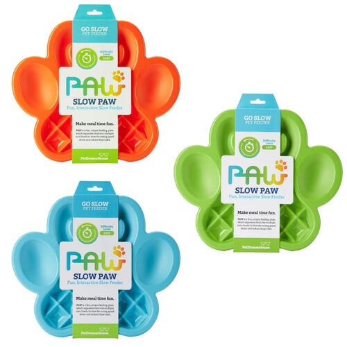 Paw Slow Feeder Blue