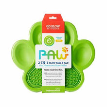 Load image into Gallery viewer, PAW 2-in-1 Slow Feeder &amp; Lick Pad (Green)
